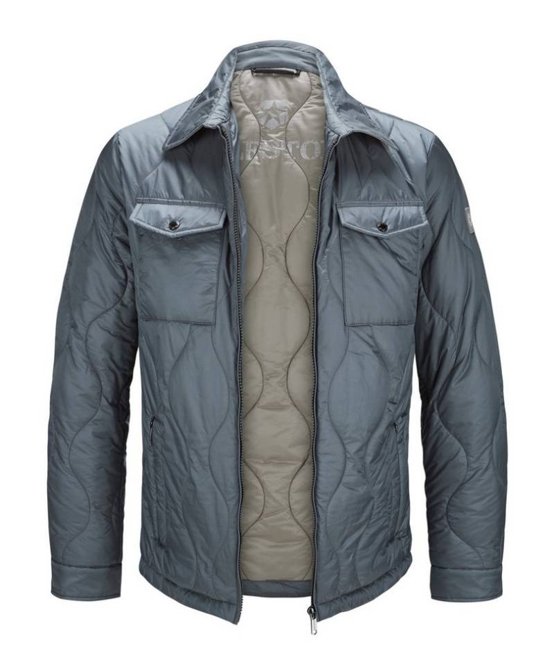 Milestone Steppjacke MSHamilton leichte Shirtjacke mit leicht tailliertem Schnitt von Milestone