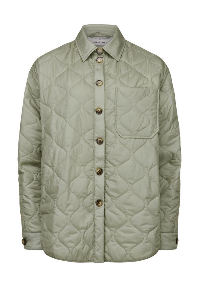 Milestone Steppjacke MSMamba Damen Übergangsjacke Jacke gesteppt lockere Passform von Milestone