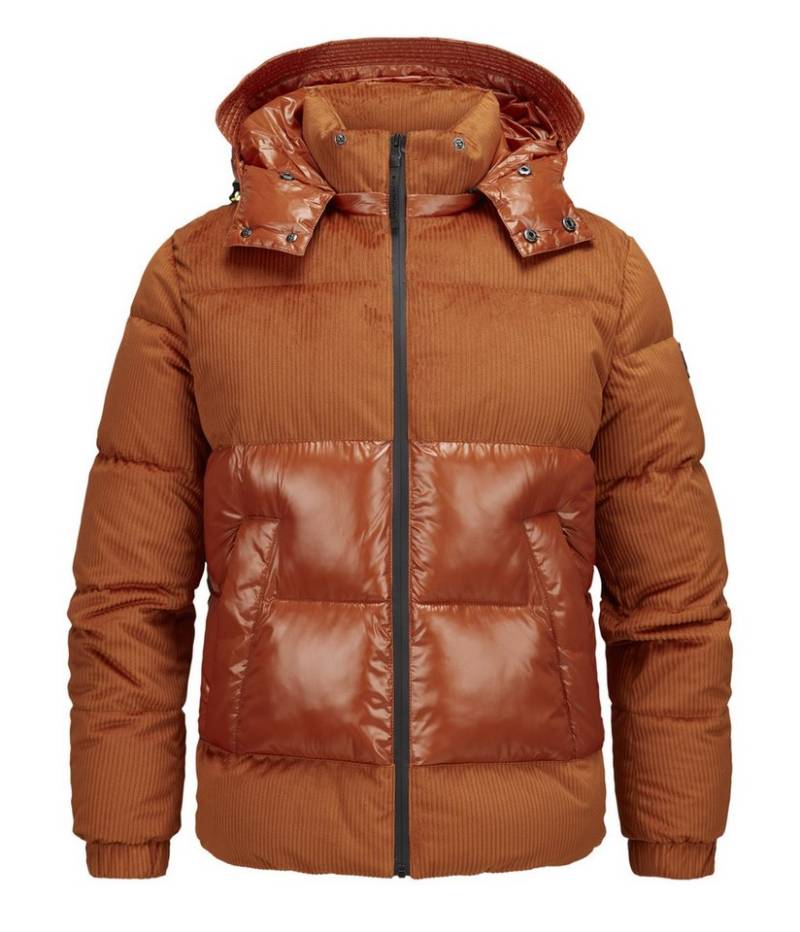 Milestone Steppjacke MSNaples Winterjacke im Material-Mix mit abtrennbarer Kapuze von Milestone