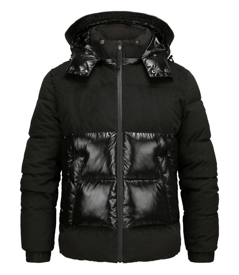 Milestone Steppjacke MSNaples Winterjacke im Material-Mix mit abtrennbarer Kapuze von Milestone