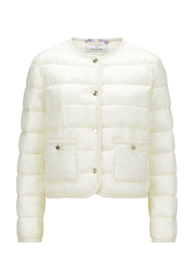 Milestone Steppjacke MSScarlet solid Damen normale Passform von Milestone