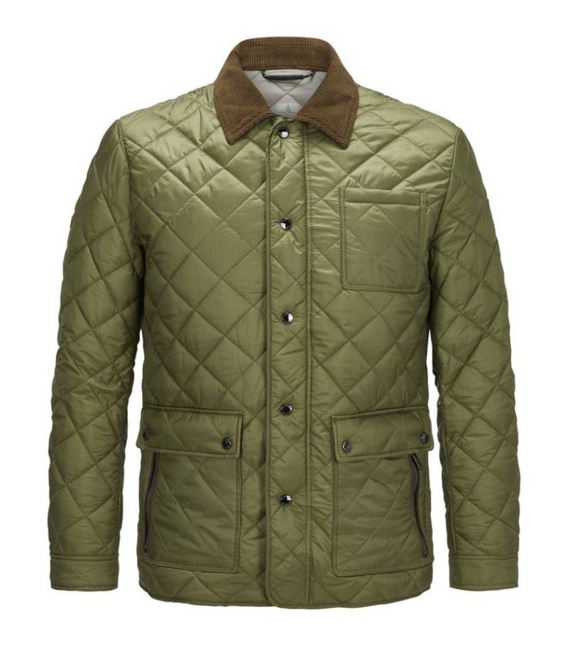 Milestone Steppjacke MSSeattle im klassischen Rautenstepp mit Kordkragen von Milestone