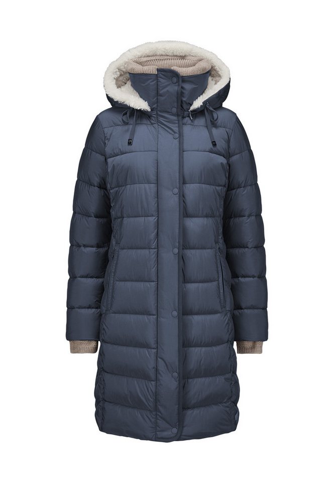 Milestone Steppmantel MSAdara Damen Steppjacke Lang Mantel gesteppt schlanke Passform von Milestone