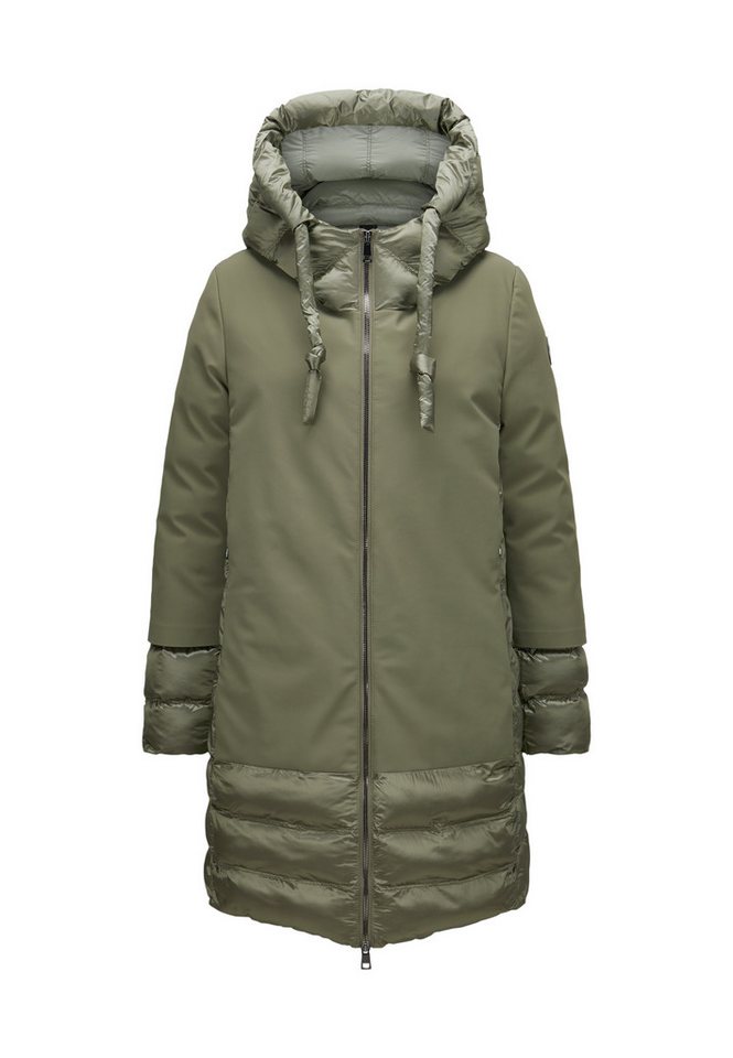Milestone Steppmantel MSAshley Damen Steppjacke Lang Mantel gesteppt normale Passform von Milestone