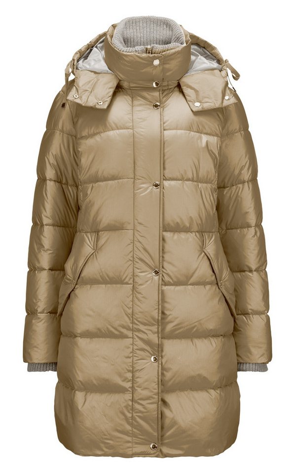 Milestone Steppmantel MSCatania knielanger Wintermantel mit herausnehmbarem gestepptem Inlet von Milestone