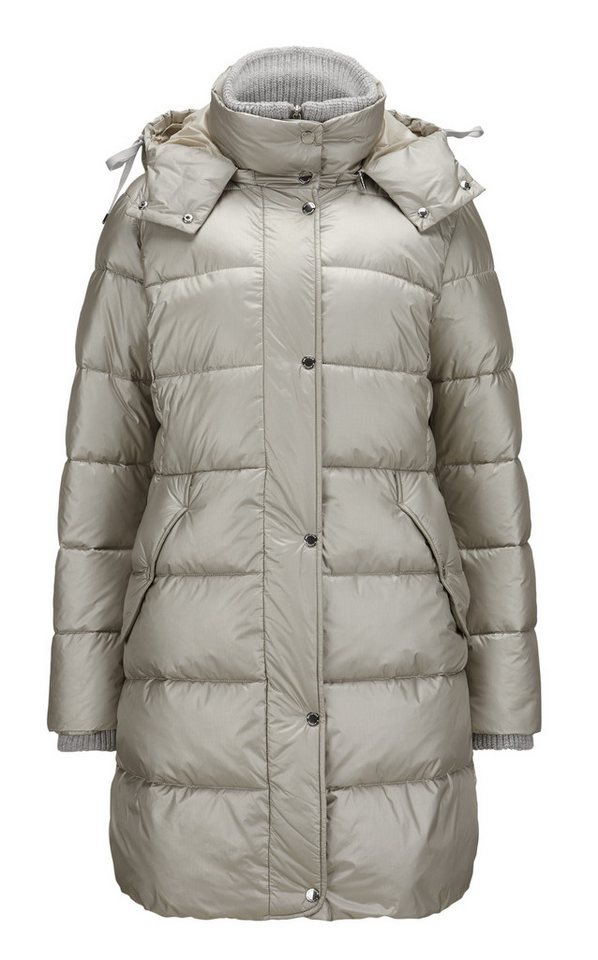 Milestone Steppmantel MSCatania knielanger Wintermantel mit herausnehmbarem gestepptem Inlet von Milestone