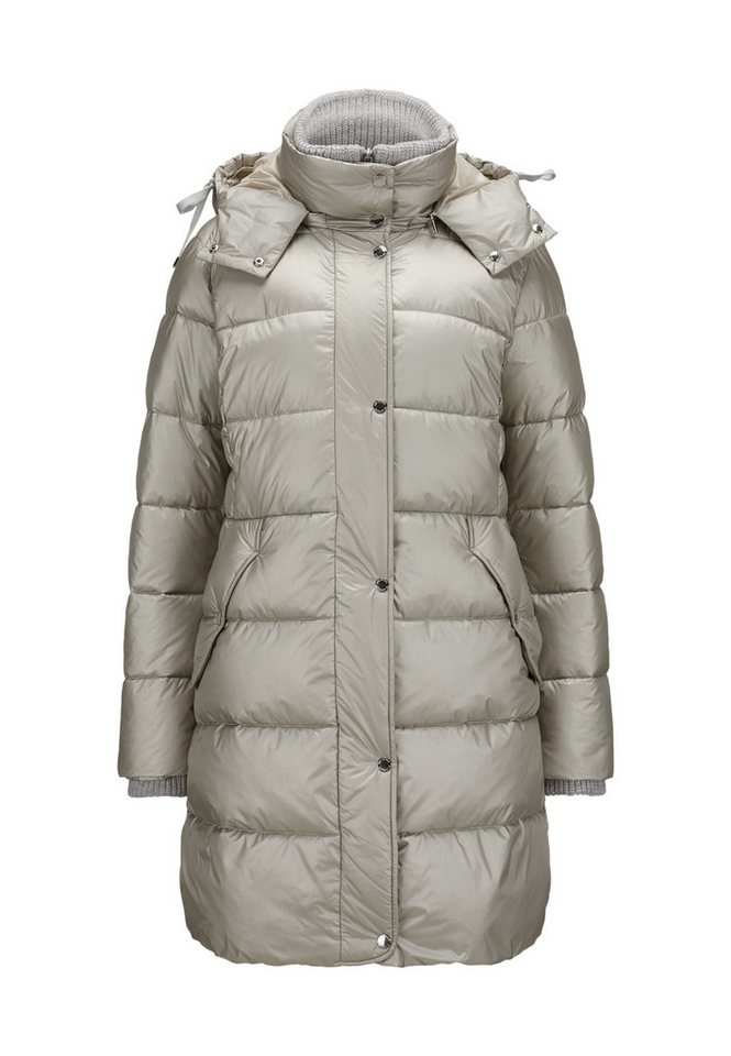 Milestone Steppmantel MSCatania Damen Steppjacke Lang Mantel gesteppt schlanke Passform von Milestone