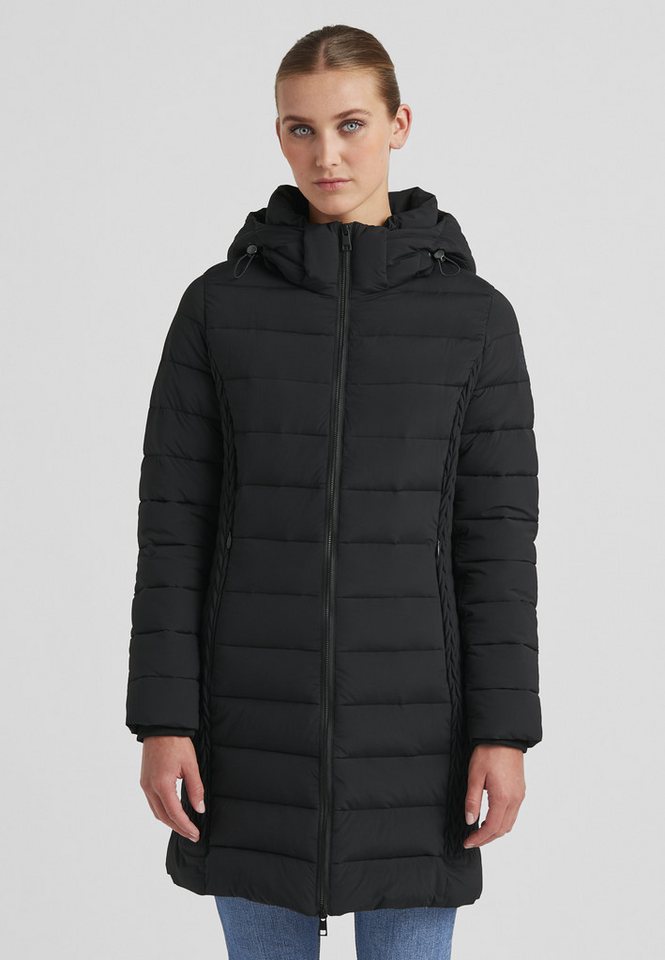 Milestone Steppmantel MSDolly Damen Steppjacke Lang Mantel gesteppt schlanke Passform von Milestone