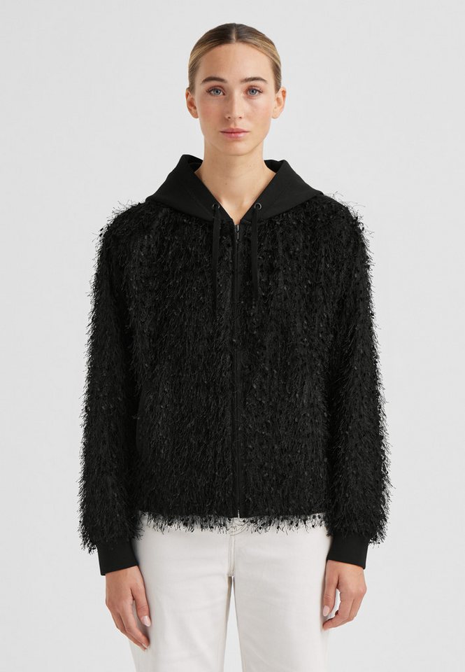 Milestone Sweatjacke MSHoney Damen Übergangsjacke feminin, klassisch Fransen von Milestone