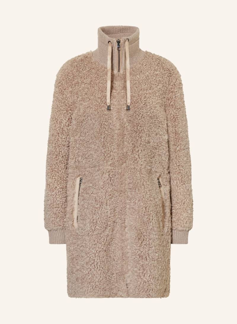 Milestone Teddyfell-Mantel beige von Milestone