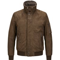 Milestone Wattierter Lederblouson mit Cord-Struktur von Milestone