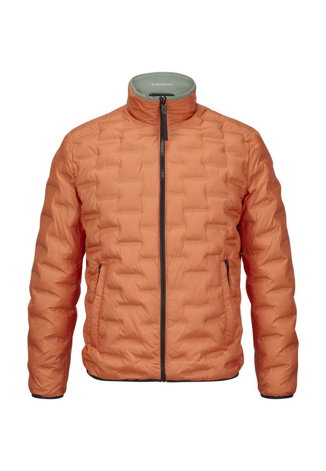 Milestone Wendejacke MSPizaro Herren Jacke beidseitig Übergangsjacke mit Logo Badge von Milestone