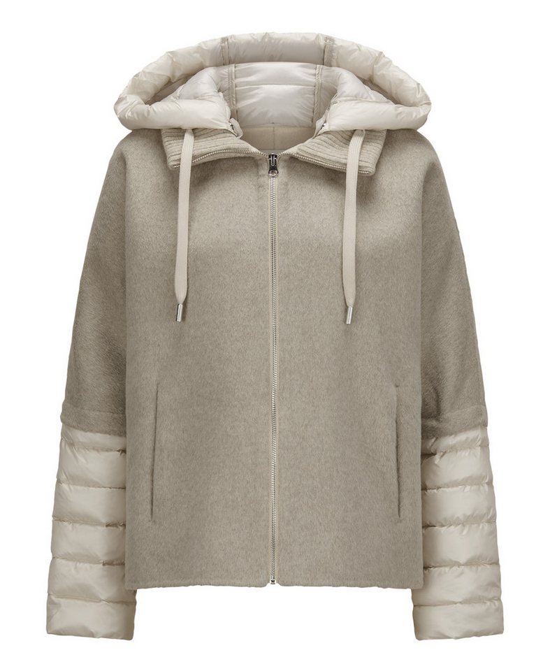 Milestone Wolljacke MSAzalea im Material Mix aus Wolle Doubleface und Stepp von Milestone