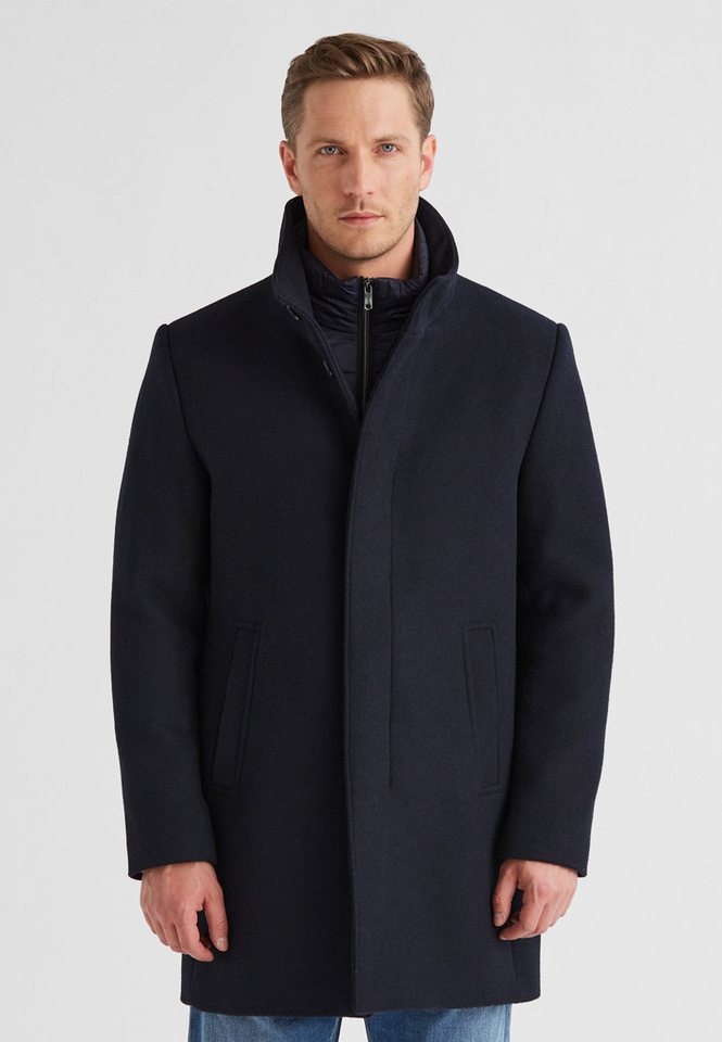 Milestone Wollmantel MSLancaster mit heraustrennbare gesteppte Blende von Milestone