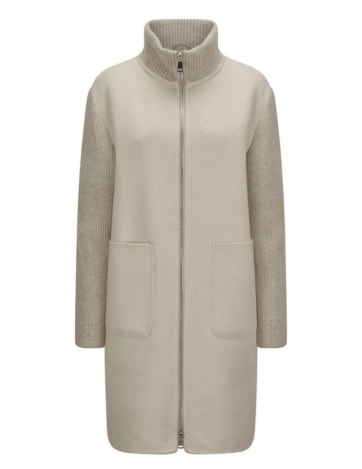 Milestone Wollmantel MSPatty Doubleface mittellang Ärmel aus Strick mit Futter von Milestone