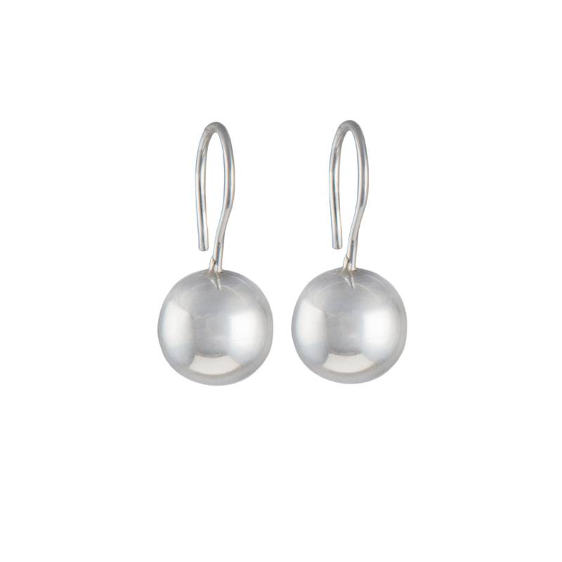 sterling Silber Haken Ohrringe Mit Runden Sphere Drop sterling Silber Haken Ohrringe Mit Runden Sphere Drop von MilinaLondon