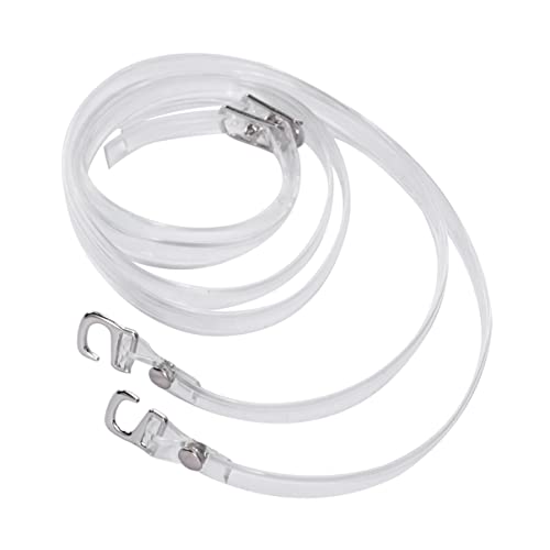 1 Paar Heels Mit Riemchen Fersenriemen Für High Heels Schuhriemenverlängerung Riemchen-Heels Für Frauen Durchsichtiges Elastisches Schuhband Absätze Anti-lose Bootsschuhe Fräulein von Milisten