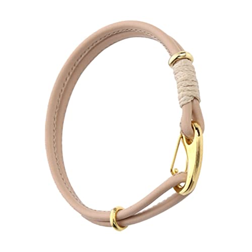 1stk Lederarmbänder Für Männer -armbänder Modische Armbänder Für Frauen Geflochtene Paare Armbänder Lederarmband Für Männer Beige Armband Gewebtes Armband Freundschaft Einfach Mann von Milisten