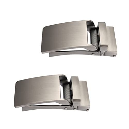 Graue Ratsche Gürtelschnalle Automatische Klickschnalle Verstellbarer Schiebegürtel Gurtschnallen Ersatz für DIY Handwerk von Milisten