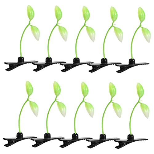 MILISTEN 10stücke Damen Mädchen -haarspange Grüne Haarnadeln Kopfbedeckungen Für Zuhause Schule Party von Milisten