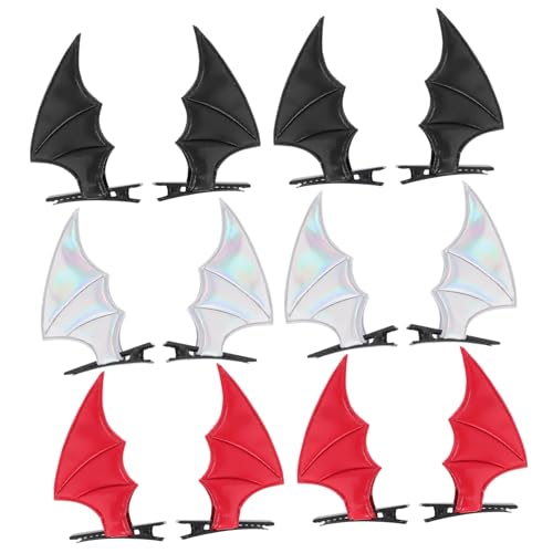 MILISTEN 12stücke Fledermaus-haarspangen Für Damen Pu-leder Fledermausflügel Haarnadeln Ausgefallene Haarspangen Für Festival Und Homecoming Cartoon-haarschmuck Für Dickes Haar MILISTEN 12stücke Fledermaus-haarspangen Für Damen Pu-leder Fledermausflügel Haarnadeln Ausgefallene Haarspangen Für Festival Und Homecoming Cartoon-haarschmuck Für Dickes Haar von Milisten