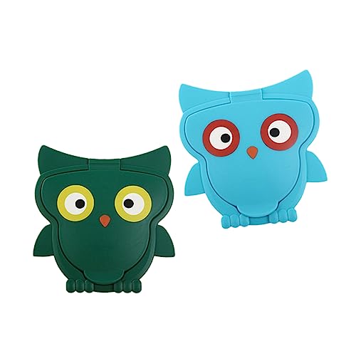 Milisten 2stücke Wiederverwendbare Taschentuchkappen Cartoon Wischdeckel Material Für Schlafzimmer Wohnzimmer Badezimmer Babyzimmer Büro Auto Wischhülle Taschentuchzubehör von Milisten