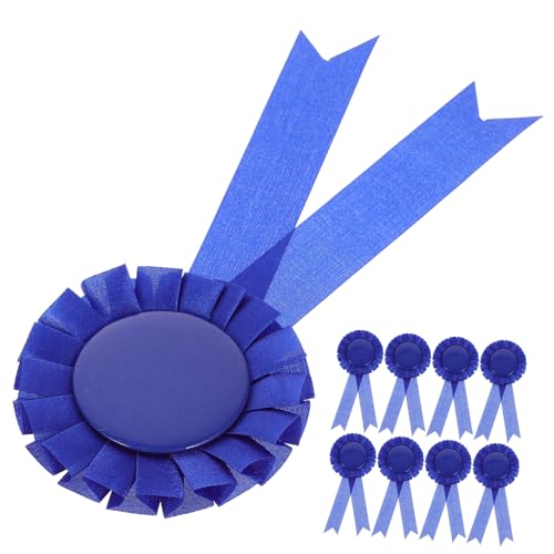 MILISTEN 20stücke Blanko-abzeichen Medaillen Band Broschen Unfinished Siegerabzeichen Blanko-preisbänder Diy-abzeichen-anstecknadel Satinbanddekor Handgefertigte Bänder-anstecknadel von Milisten