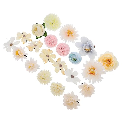 MILISTEN 21 Stück Blumen Haarspangen Set für Mädchen und Frauen Teiliges Haarschmuck Set mit Zarten Seidenblumen für Verschiedene Frisuren und Anlässe von Milisten