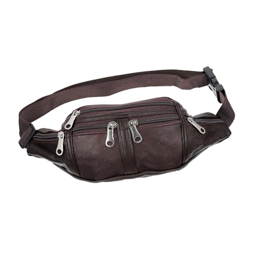 MILISTEN 2st Herren Gürteltasche Reise-Crossbody wasserdichte Hüfttasche Herren Umhängetasche Laufender Hüftsack Turngürtel Umhängerucksack Für Damen Männer Und Frauen Pu Geldbörse Reiten von Milisten