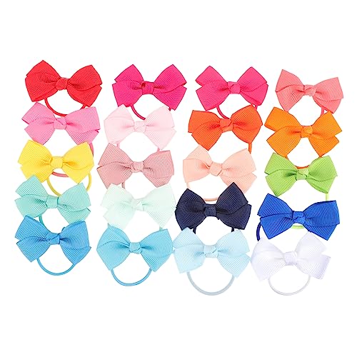 MILISTEN 40 Stück Elastische Haargummis mit Schleifen für Mädchen Teiliges Farbenfroh und für Kleinkinder und Frauen Perfektes Haaraccessoire für von Milisten