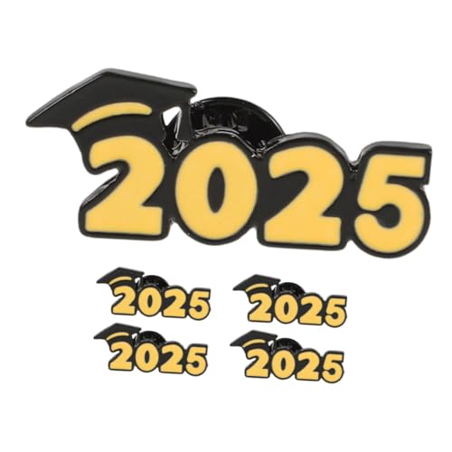 MILISTEN 5 Stück Teiliges Graduation Brooch aus Robustem Zinklegierung Stilvolle Abschlusskappen Anstecknadeln für Anzug Vielseitig Tragbar an Kleidung Taschen und Accessoire für von Milisten