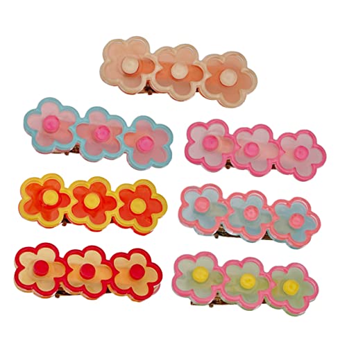 MILISTEN 7 Stück Teiliges Blumen Haarklammern Rutschfeste Haarnadeln für Damen Vielseitige Haarspangen für Hochzeiten und Partys für Verschiedene Frisuren und Anlässe von Milisten