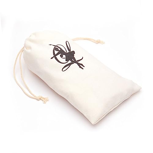 MILISTEN Ballettschuh Aufbewahrungstasche Canvas Atmungsaktiver Leichter Beutel mit Kordelzug Strapazierfähig und Waschbar Für Tanzschuhe und Zubehör für Ballett Mädchen und Tanzpraxis von Milisten