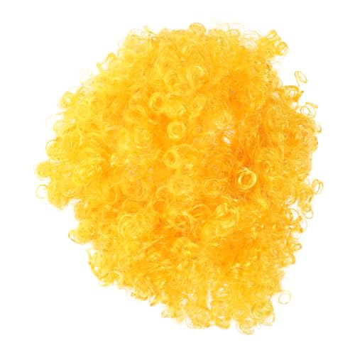 MILISTEN Curly Afro Perücke für Kostümpartys Lockige Clown Perücke für Halloween Karneval und Cosplay Leicht und Wiederverwendbar für Erwachsene von Milisten