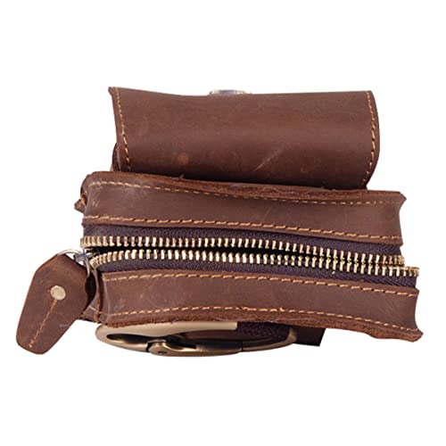 MILISTEN Leder-Handy-hüfttasche Schultertasche Für Herren Outdoor-Sport-zubehör Handy-schutztasche Modische Bauchtasche von Milisten