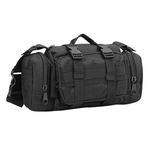MILISTEN Schultertasche Umhängetasche Rucksack für Den Außenbereich Multifunktionale Hüfttasche Köder Camouflage Tragbare Schultertasche von Milisten