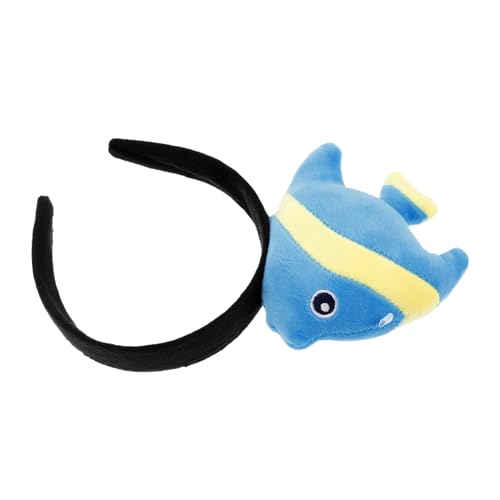 MILISTEN Niedliches Cartoon Fisch Haarband für Erwachsene Plüsch Stirnband im Tropischen Fischdesign Komfortables und Weiches Accessoire für Partys Fotoshootings und Familienfeiern von Milisten