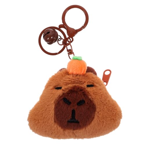 MILISTEN Plüsch Münzbeutel für Mädchen Süße Capybara Geldbörse mit Schlüsselanhänger Tragbare Münztasche aus PP Baumwolle Dekorative Plüsch Geldbörse für Kinder MILISTEN Plüsch Münzbeutel für Mädchen Süße Capybara Geldbörse mit Schlüsselanhänger Tragbare Münztasche aus PP Baumwolle Dekorative Plüsch Geldbörse für Kinder von Milisten