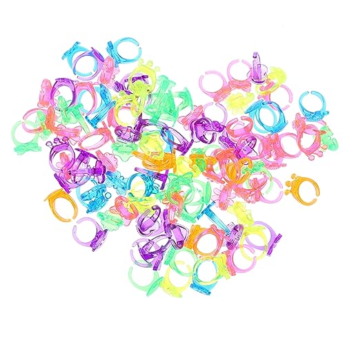 Milisten 1 Satz Fingerring Maedchen Für Mädchen Kleinkinder Mädchen Zubehör Schmuck Kleinen Kinderfingerring Plastik Zufällige Farbe 100 Stück Milisten 1 Satz Fingerring Maedchen Für Mädchen Kleinkinder Mädchen Zubehör Schmuck Kleinen Kinderfingerring Plastik Zufällige Farbe 100 Stück von Milisten