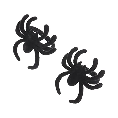 Milisten 1 Satz Offene Spinnenringe Für Halloween Gruselige Finger Ringe Aus Hochwertigem Material Für Kostüme Und Deko Für Halloween Partys 2 Stücke von Milisten