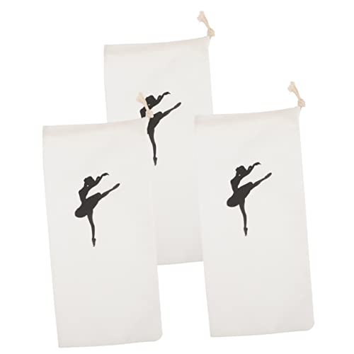 Milisten 1 Satz Teiliges Kordelzug Ballettschuh Aufbewahrungstaschen Waschbare Tanzschuh Beutel Für Ballettschuhe Atmungsaktive Und Geruchsneutrale Schuhtaschen Für Mädchen 6 Stück von Milisten