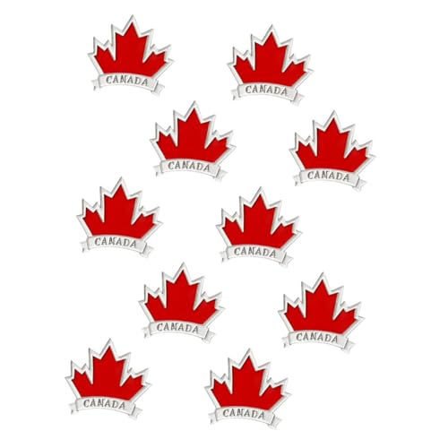 Milisten 10 Stück Metallene Emaille Anstecknadel für Männer und Frauen für Reisen Business Meetings und Täglichen Gebrauch Perfektes für Freunde von Milisten