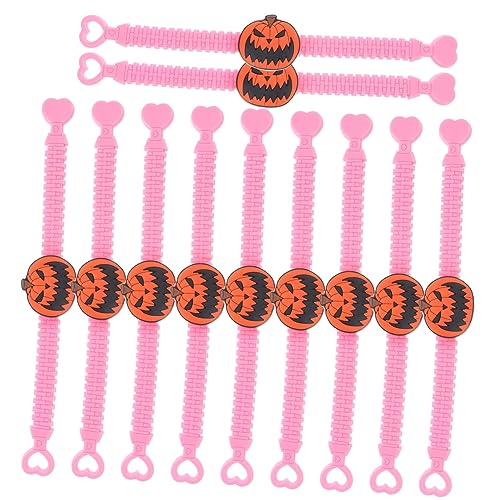Milisten 10 Stück Teiliges Halloween Handgelenkband Cartoon Armbänder für Abnehmbare Diy Halloween Armbänder mit Fröhlichem Design von Milisten