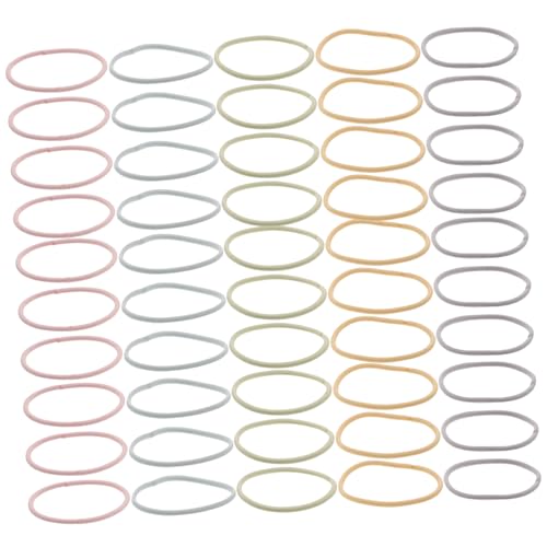 Milisten 100stücke Dünne Nahtlose Elastische Haarbänder Für Mädchen Und Junge Mädchen Bequeme Dehnbare Haargummis Mit Pferdeschwanzhaltern Einfache Und Haarseile von Milisten