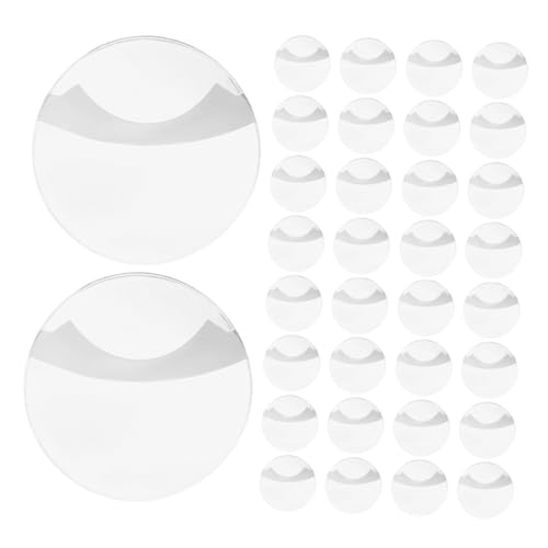 Milisten 100 Stück Runde Abzeichen Schutzhüllen Transparent Anti-kratzer Abzeichen Schutzcover Für Pin Buttons Anime Sammelobjekte Display von Milisten
