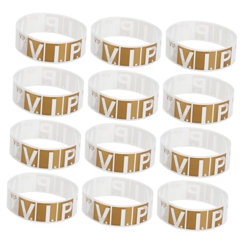 Milisten 100st Party-armband Vip-event-armbänder Armbänder Für Veranstaltungen Event-armbänder Aus Papier Vip-event-armband Synthetisches Papier Wasserdicht Papierkleber Kind von Milisten