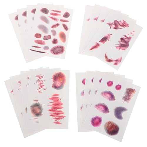 Milisten 16 Blatt Realistische Narben Aufkleber für Kostüm und Cosplay Events Temporäre Makeup Dekorationen für Erwachsene von Milisten