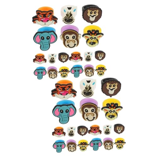 Milisten 2 Sätze Klobige Ringe Lustige Tierfingerringe Für Erwachsene Waldtiere Ringdekor Für Partys Hochzeiten Und Tägliches Material Bequem Und Praktisch 25 Stück * 2 von Milisten