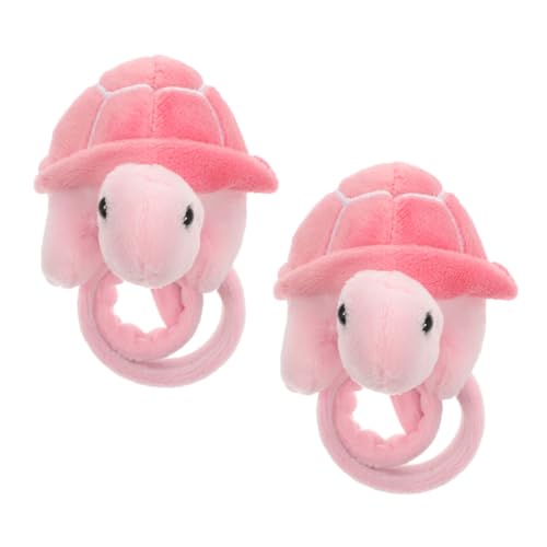 Milisten 2 Stück Plüsch Schildkröten Snap Armbänder Weiche Party Slap Bands Langlebige Kuschelarmbänder aus Niedliche Tier Deko für Erwachsene und Mädchen von Milisten