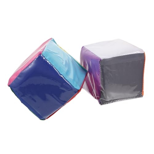 Milisten 2 Stück Teiliges Würfelspiel Lernspielzeug mit Transparentem Beutel Robuste Karten Vielseitig für Buchstaben Zahlenlernen für Gruppen Einzelspiel Spielerische Früherziehung von Milisten